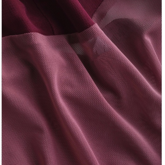 3/$15 CIDER Pink Lace Trimmed Mesh Top - Picture 4 of 7